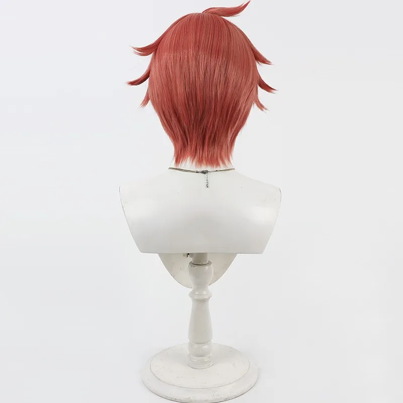 Mignon الخوخ حديقة الظلام شبح Hanagui Sakyo شعر مستعار تأثيري مقلد فروة الرأس متعدد الألوان الحرير المختلط