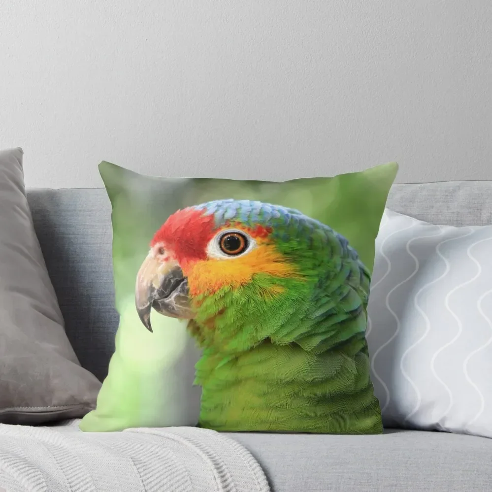 

Red-lored Amazon Parrot Throw Pillow Pillowcases Cushion Covers Sofa Pillow Cases Cushion Child Pillow Cases Decorative