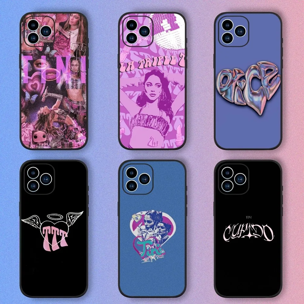 

Singer M-Martina Stoessel TINI Phone Case For iPhone 15,14,13,12,11,XS,XR,X,8,7,Pro,Max,Plus,mini Silicone Black Cover