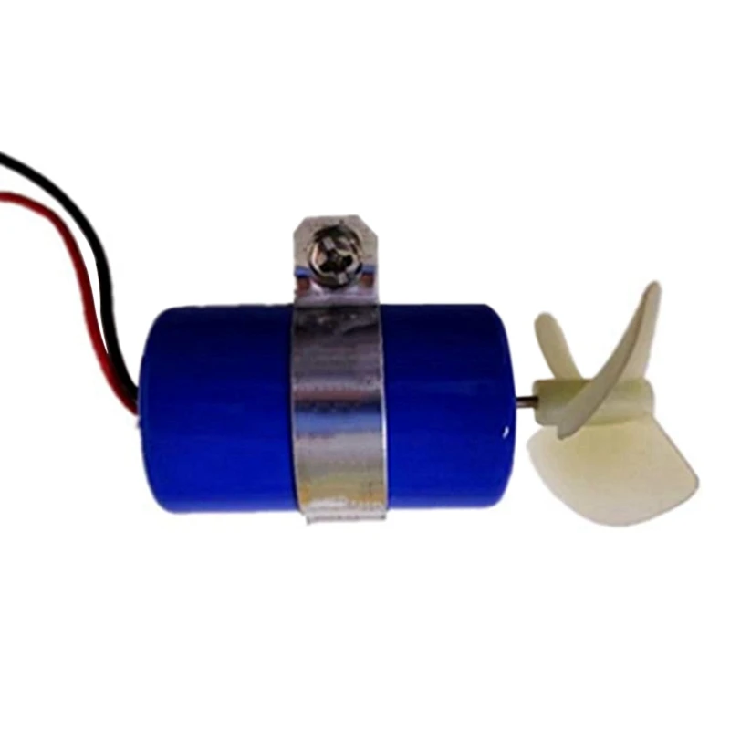 1 par rc jet barco motor subaquático propulsor 7.4v 16800rpm cw ccw hélice de 3 lâminas para diy micro-lov robô rc isca substituição