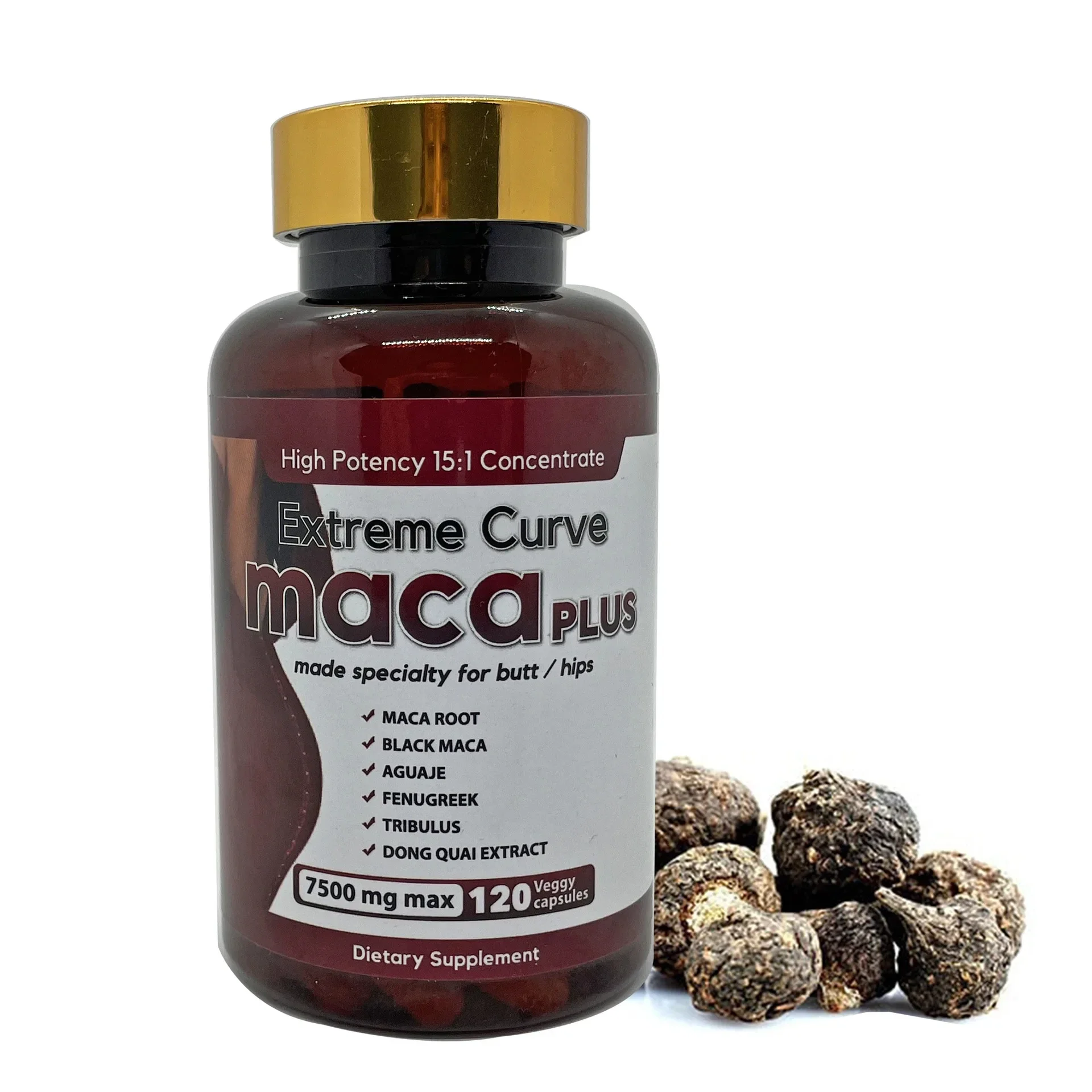 1 bottle Maca Buttock Pills ,shape curves