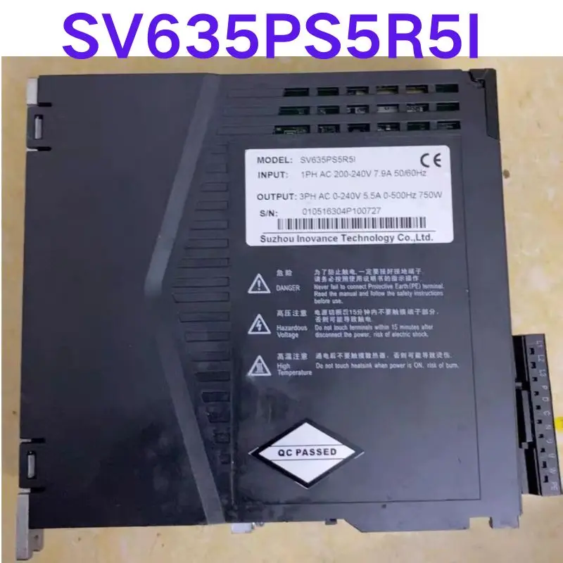 Second-hand test OK , Servo Drive SV635PS5R5I ,Contact me for discounts