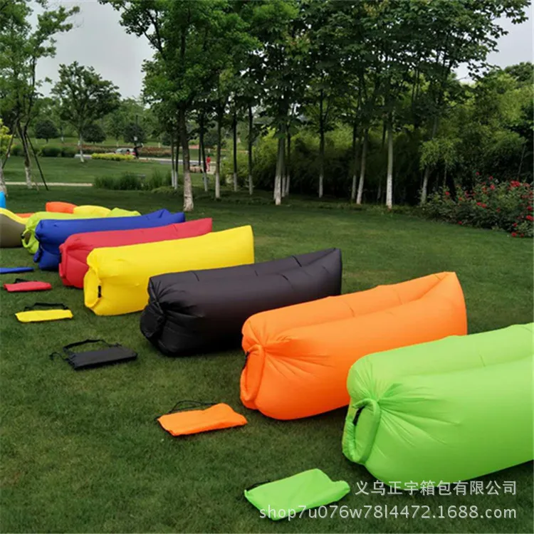 

Outdoor Lazy Inflatable Sofa Air Mattress Nap Net Celebrity Air Mattress Folding Single Music Festival Inflatable Mattress