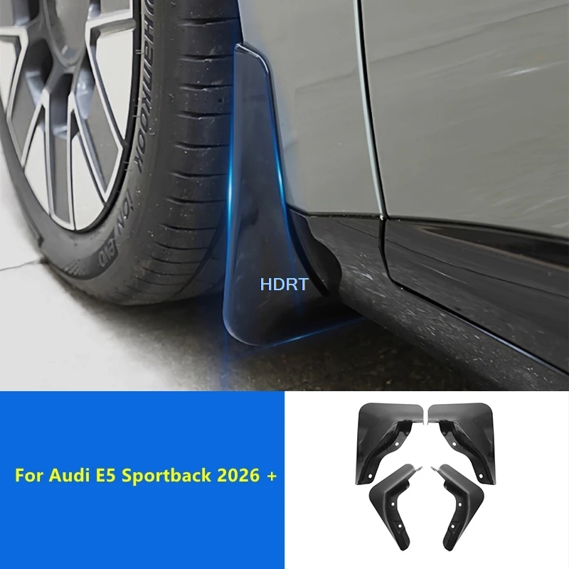 

Car Style Front Rear Wheel Mud Flap Plate For Audi E5 Sportback 2026 + Inner Tire Splash Guard Fender Mudguard Cover Accessories
