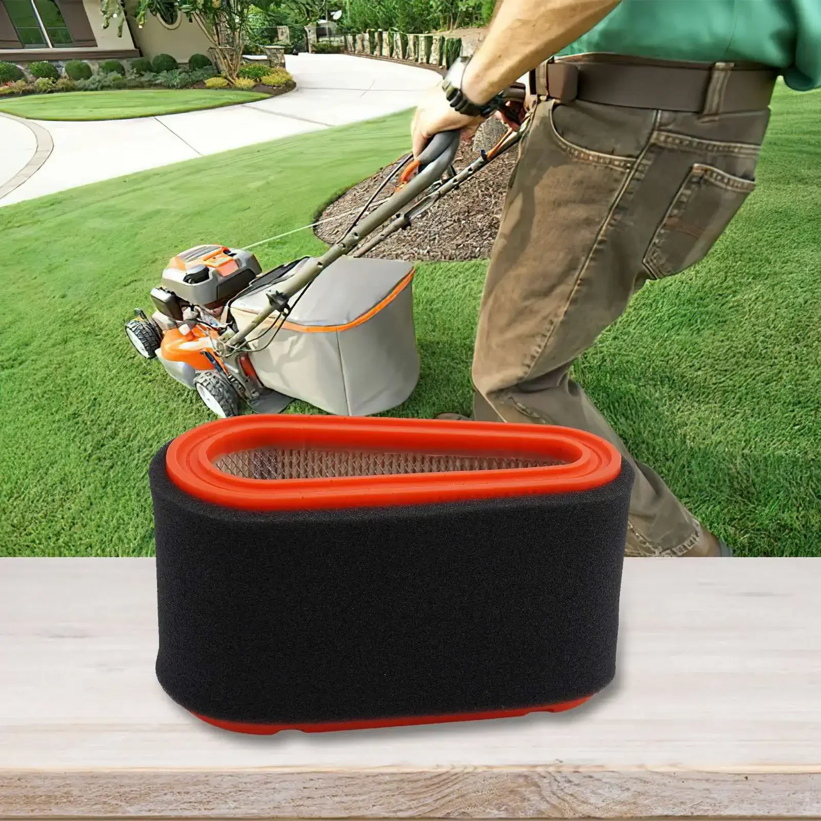 

Воздушный фильтр подходит для Castelgarden и косилок Mountfield Ride обеспечивает эффективную работу двигателя для моделей GGP