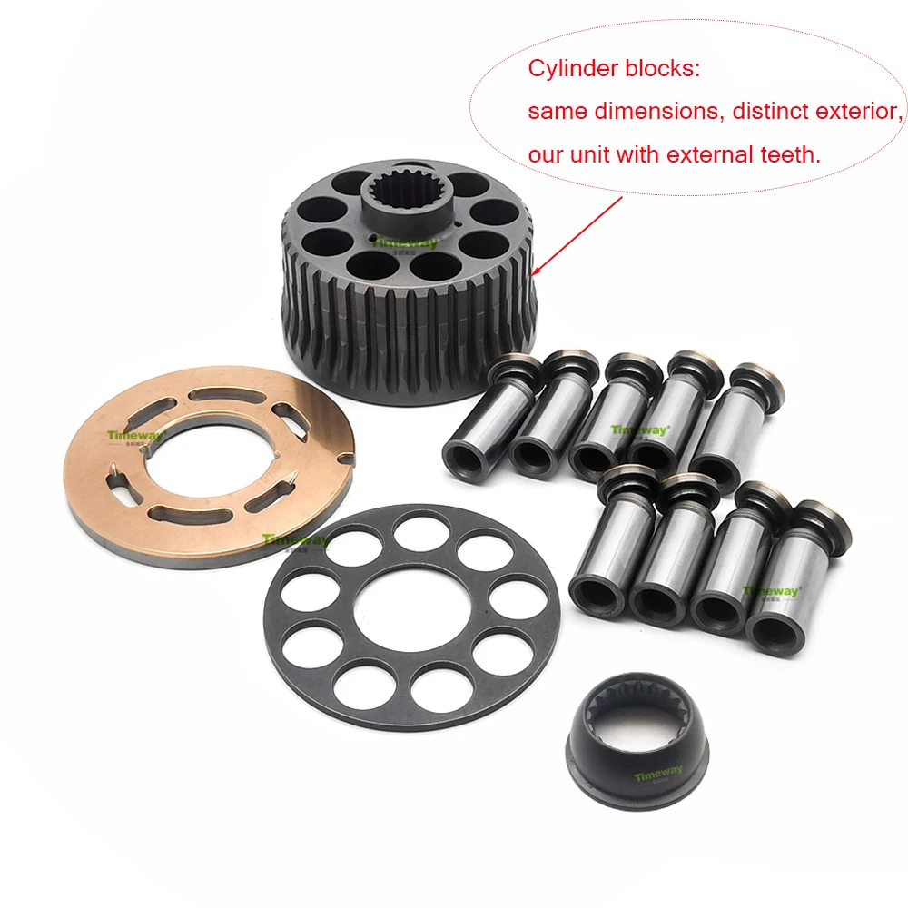 Hydraulic Travel Motor Spare Parts MAG-16 Motor Parts Rotor Group Kits for MAG-16V KAYABA Excavator Walking Motor Repair Kits
