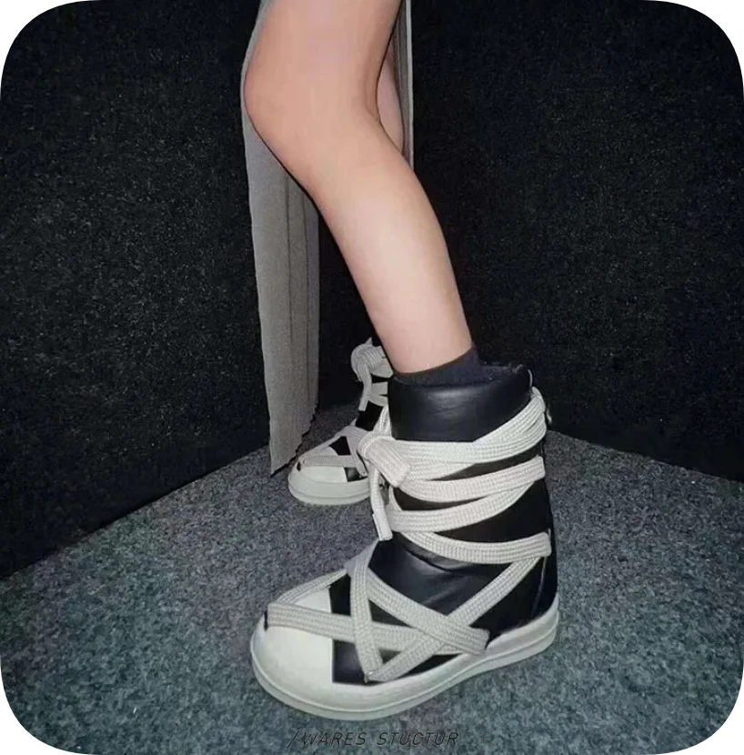 

Новые черные шнурки с пятью звездами, новинка 2025, хип-хоп, уличная танцевальная обувь, женская пара, кроссовки, повседневная обувь, ботинки