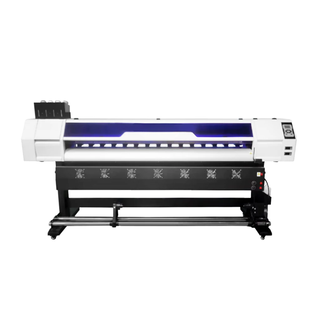 Large Format Digital Eco Solvent Printer 1. 1.6M 1.8M 6 Feet Wide Format Printing Machine for XP600 Printhead Banner Stickers