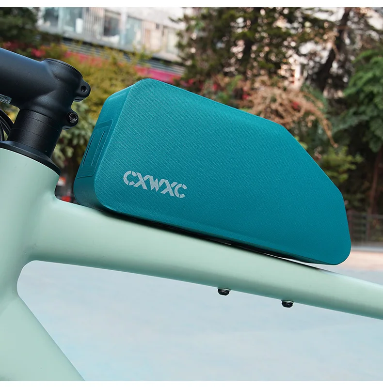 CXWXC Fahrrad-Oberrohrtasche Wasserdichte Hülle Mit Bolzenbefestigung & Riemen Aerodynamisch Geringer Widerstand Für Triathlon Gravel MTB Rennrad – Detail 16
