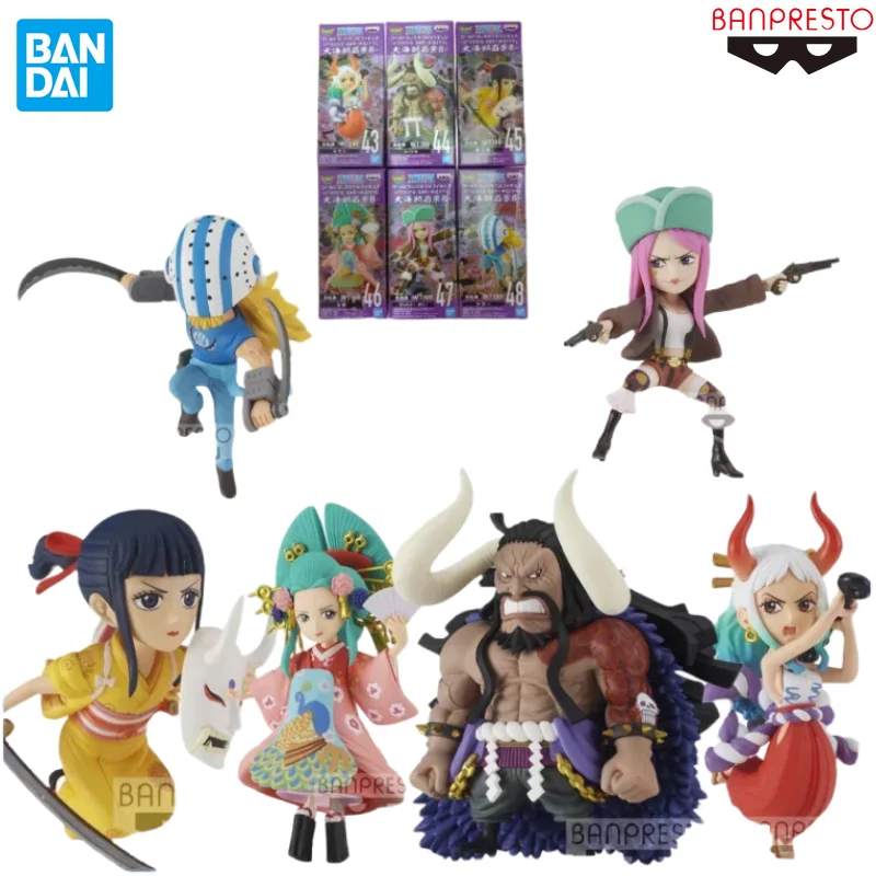 

Original BANDAI BANPRESTO One Piece WCF WT100 Drawn By Eiichiro Oda Vol.8 Yamato Kaidou Kikunojo Hiyori Jewelry Bonney Killer