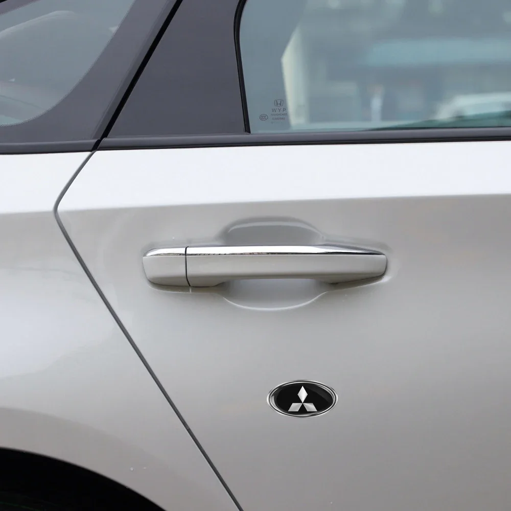 

Waterproof Aluminum Car Emblem for Mitsubishi Outlander Lancer Pajero ASX Rear Trunk Fuel Tank Cap Decoration