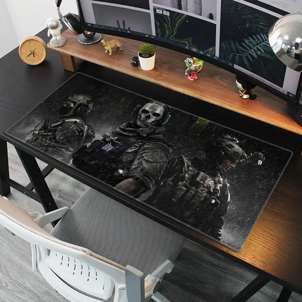 نداء الواجب Warzone ألعاب ماوس الوسادة لوحة ماوس للألعاب مجردة كبيرة لوحة المفاتيح 800x400 مللي متر MouseMat ألعاب XXL Mause السجاد مكتب الكمبيوتر