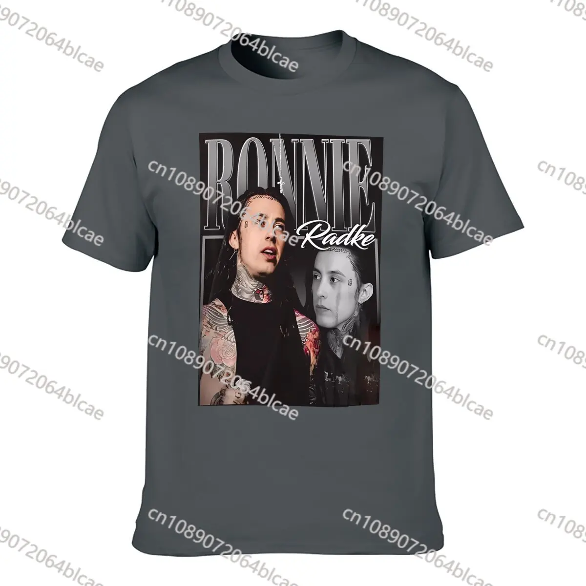 تي شيرت روني رادكي الجديد المتساقط في شريط عكسي جميع المقاسات 1PT1781 بأكمام طويلة أو قصيرة
