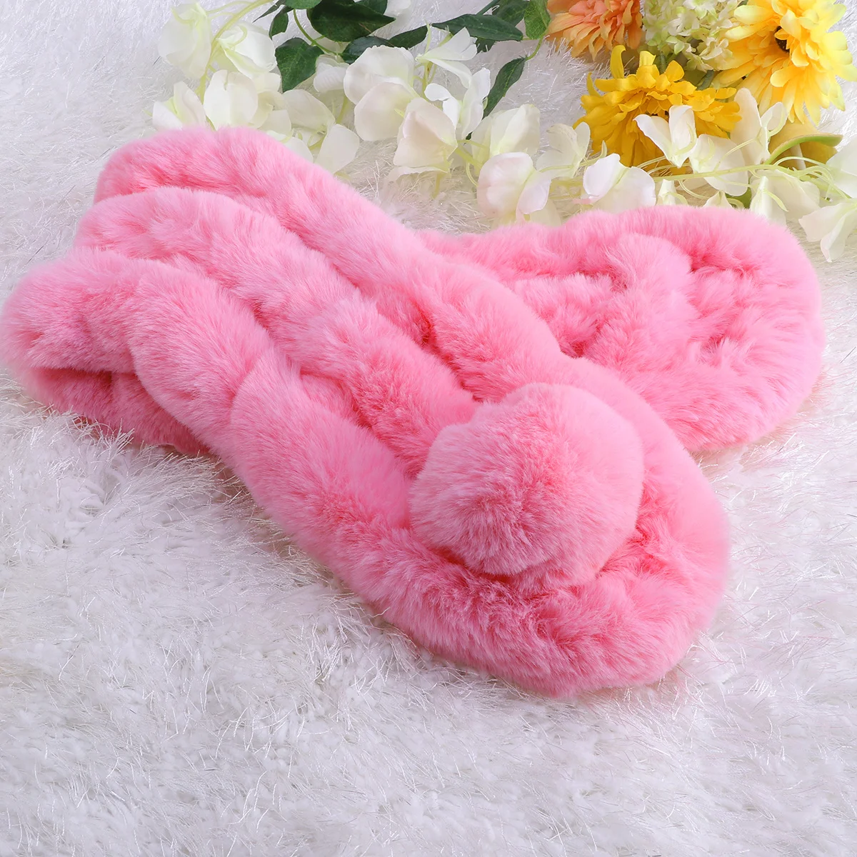 

Imitation Rabbit Scarf Warm Comfortable Faux Women Women's Neck Winter