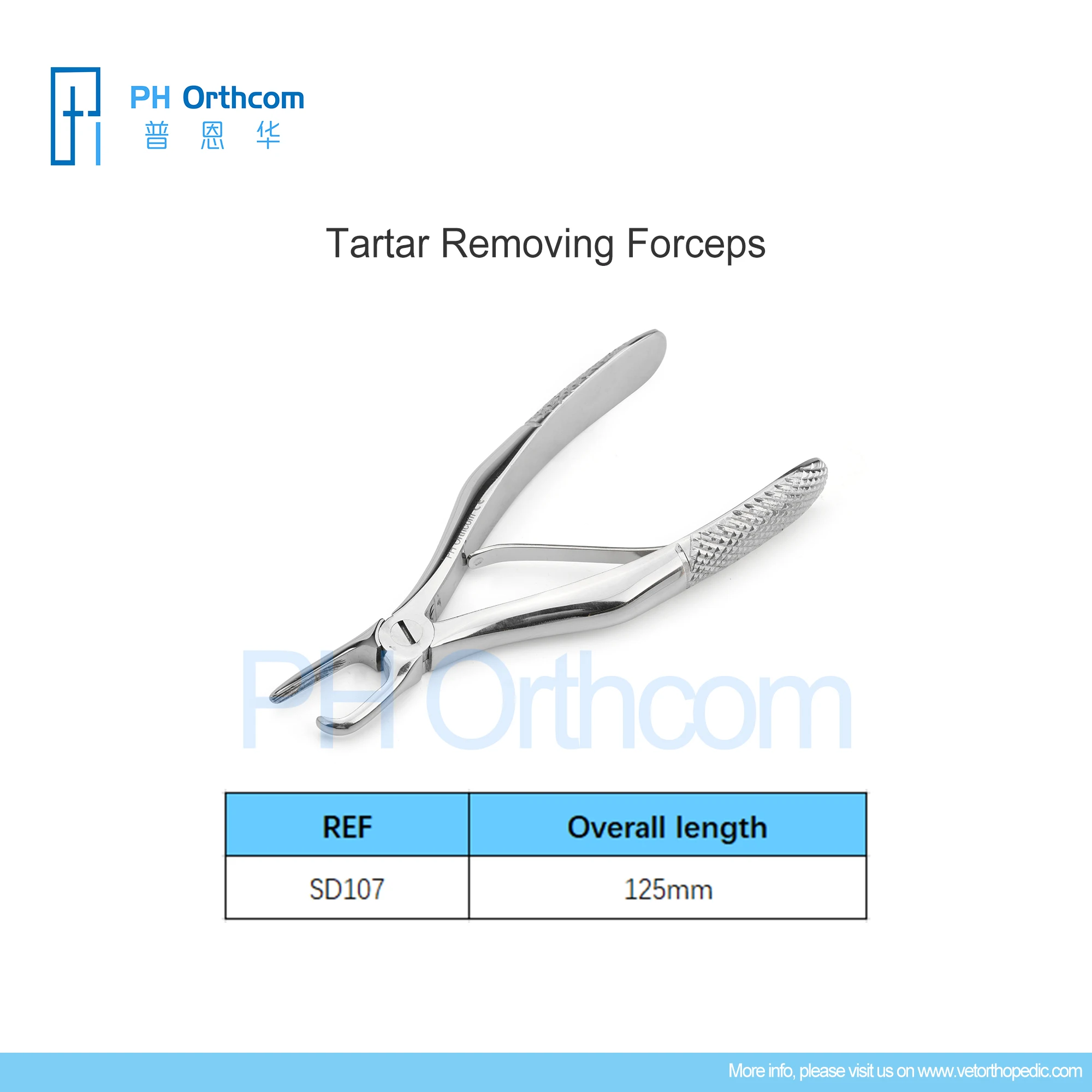 

Small Tartar Removing Forceps by Veterinary Leader PH Orthcom Pet Care Essential: Precision-Crafted