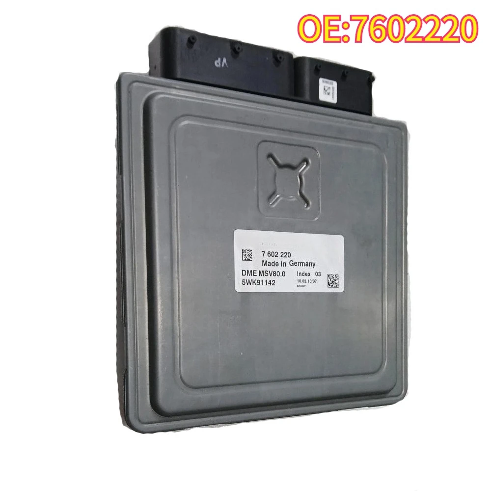 

Original High Quality New For 7602220 5WK91142 ECM ECU Engine Control Controller Unit Module Computer DME MSV80.0 For BMW 328I