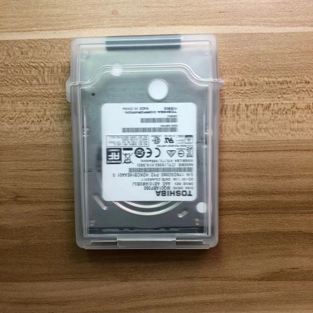 2.5 Inch Solid State Drive Buckle Design Protective Drive Protection Box 2.5 inch HDD Case Hard Disk Drive Case Storage Box