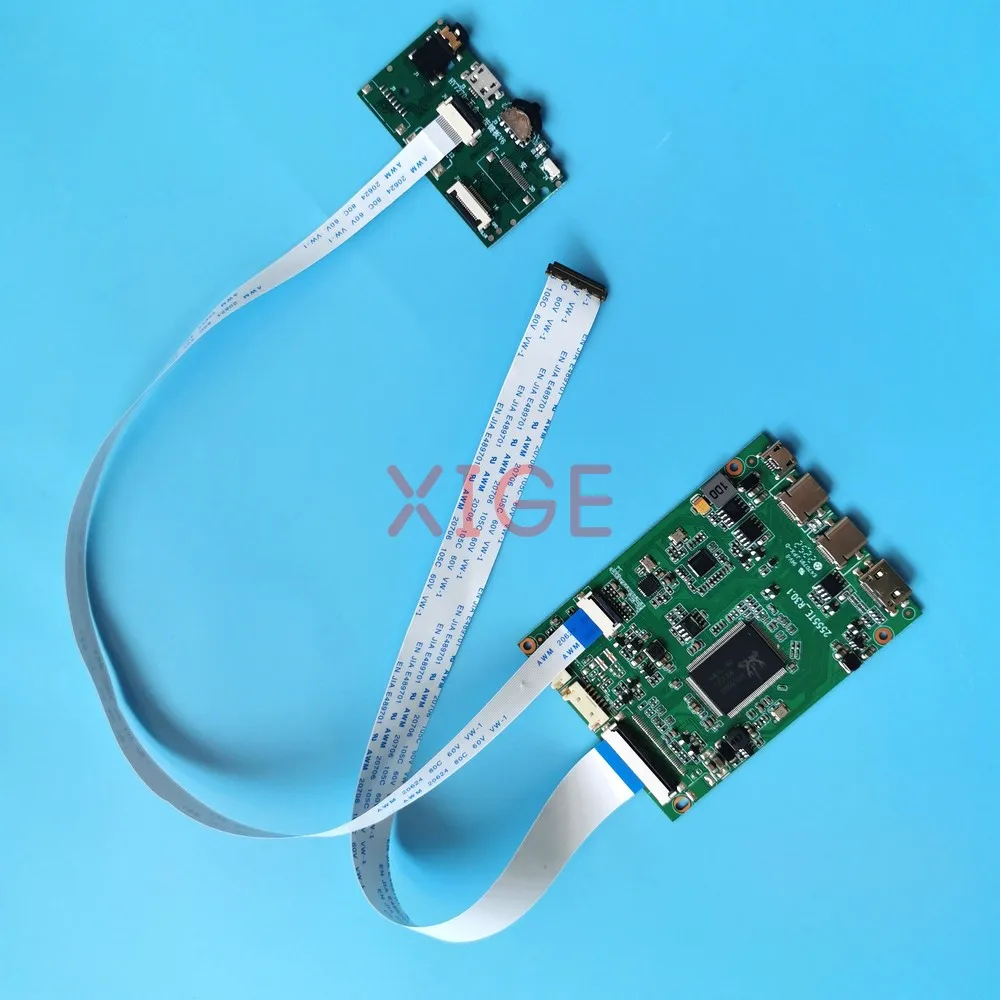 

For LTN156AT37 N156BGE N156BGA NT156WHM LTN156AT39 Drive Controller Board 1366x768 USB-C 3.0 Mini-HDMI Monitor 30Pin EDP DIY Kit