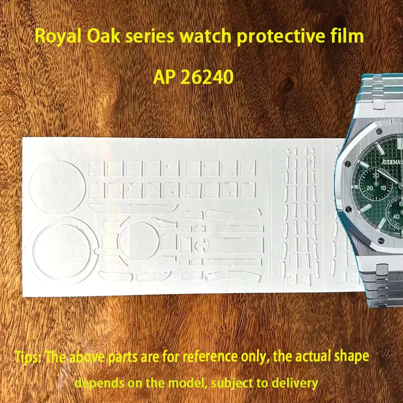 Audeube Royal Oak AP26240ST, película protectora octogonal en alta mar, AP26240OR, esfera de 41mm, Panda blanco