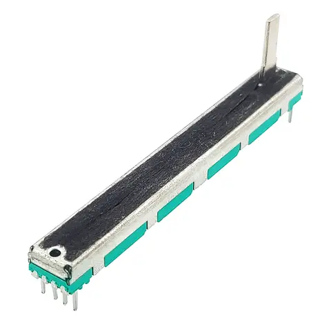 75MM B10K Dual Channel Direct Slide Potentiometer B103 Mixer Fader 6PIN