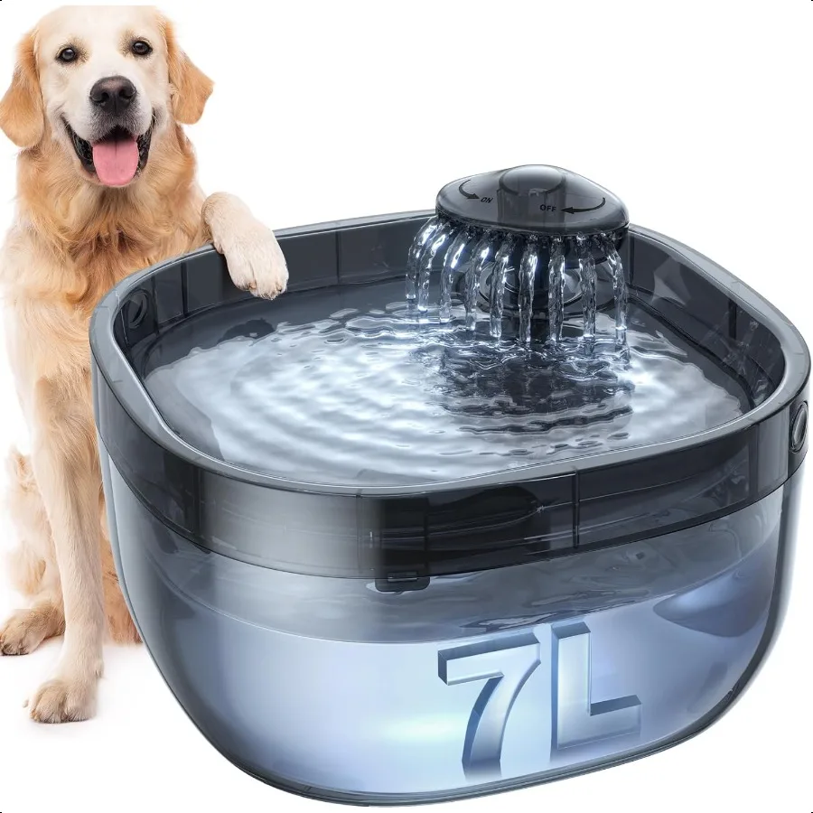 7L 1.8Gal Dog Water…