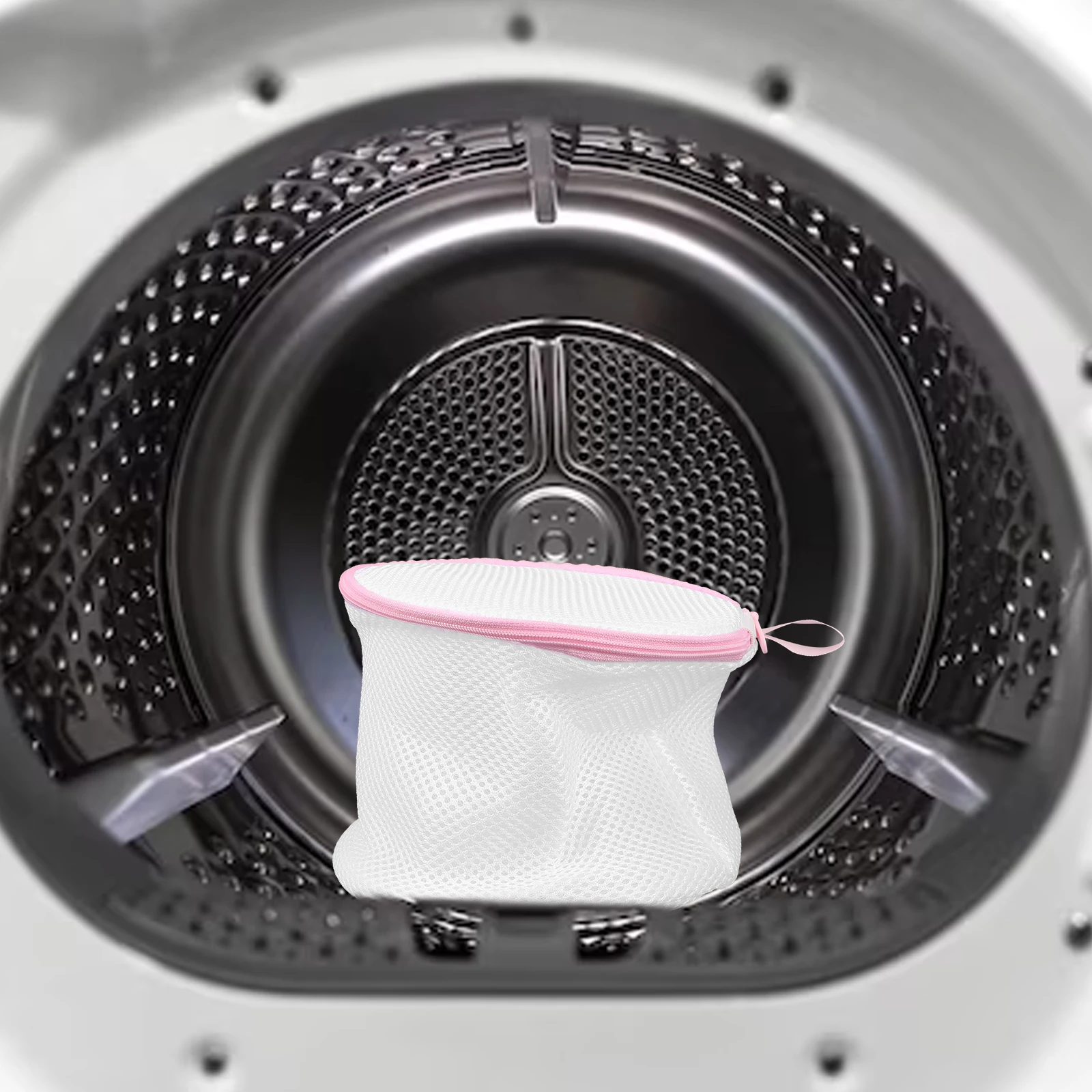 

5Pcs Nylon Laundry Bag Set Wide Opening Pouches for Special Clothes