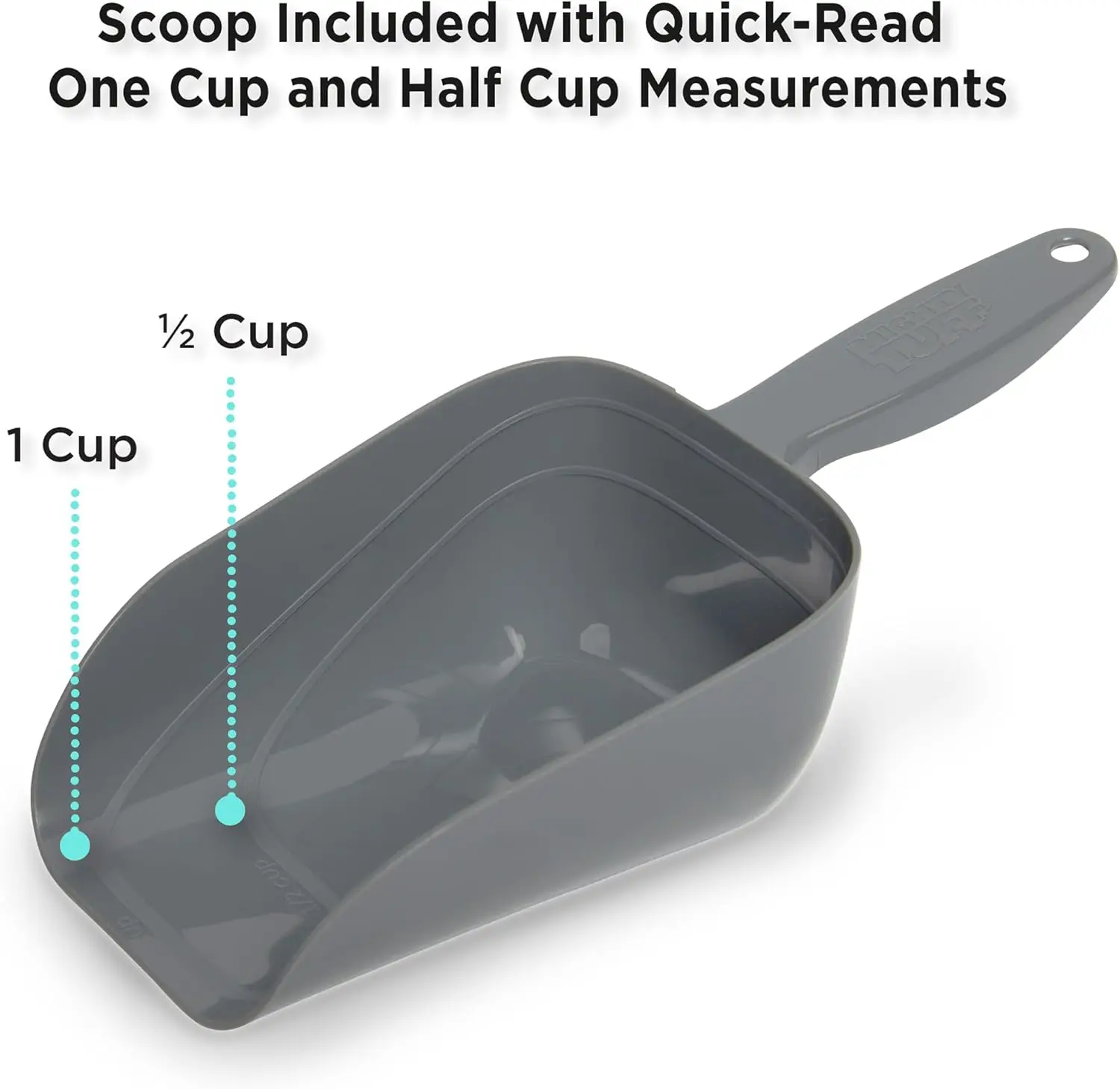 حاوية تخزين أغذية الحيوانات الأليفة محكمة الغلق - سعة 13 جالونًا، سعة 54 رطلًا مع غطاء ومقابض ملتوية، خالية من مادة BPA صنع في الولايات المتحدة الأمريكية