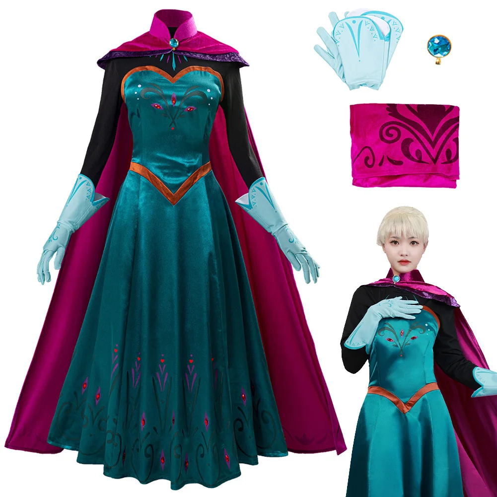 

Princess Cosplay Costume Princess Coronation Dresses Women Halloween Party Clothes For Ladies Female Adult Cartoon Role Play