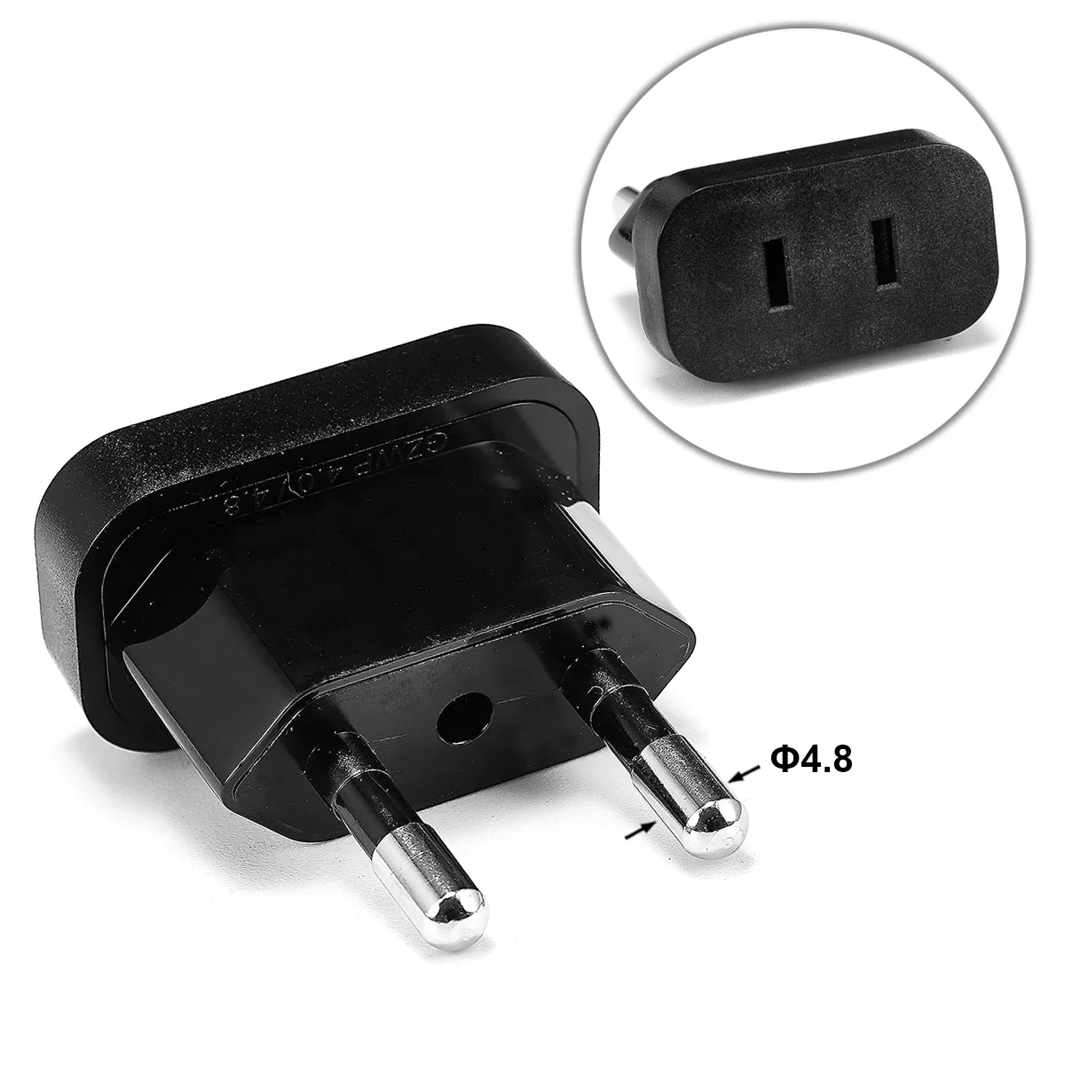 Adapter wtyczki EU Chiny CN Ameryka USA do UE Euro Europejska Rosja Hiszpania Korea KR Adapter podróżny 2Pin Konwerter AC Gniazda Gniazdo