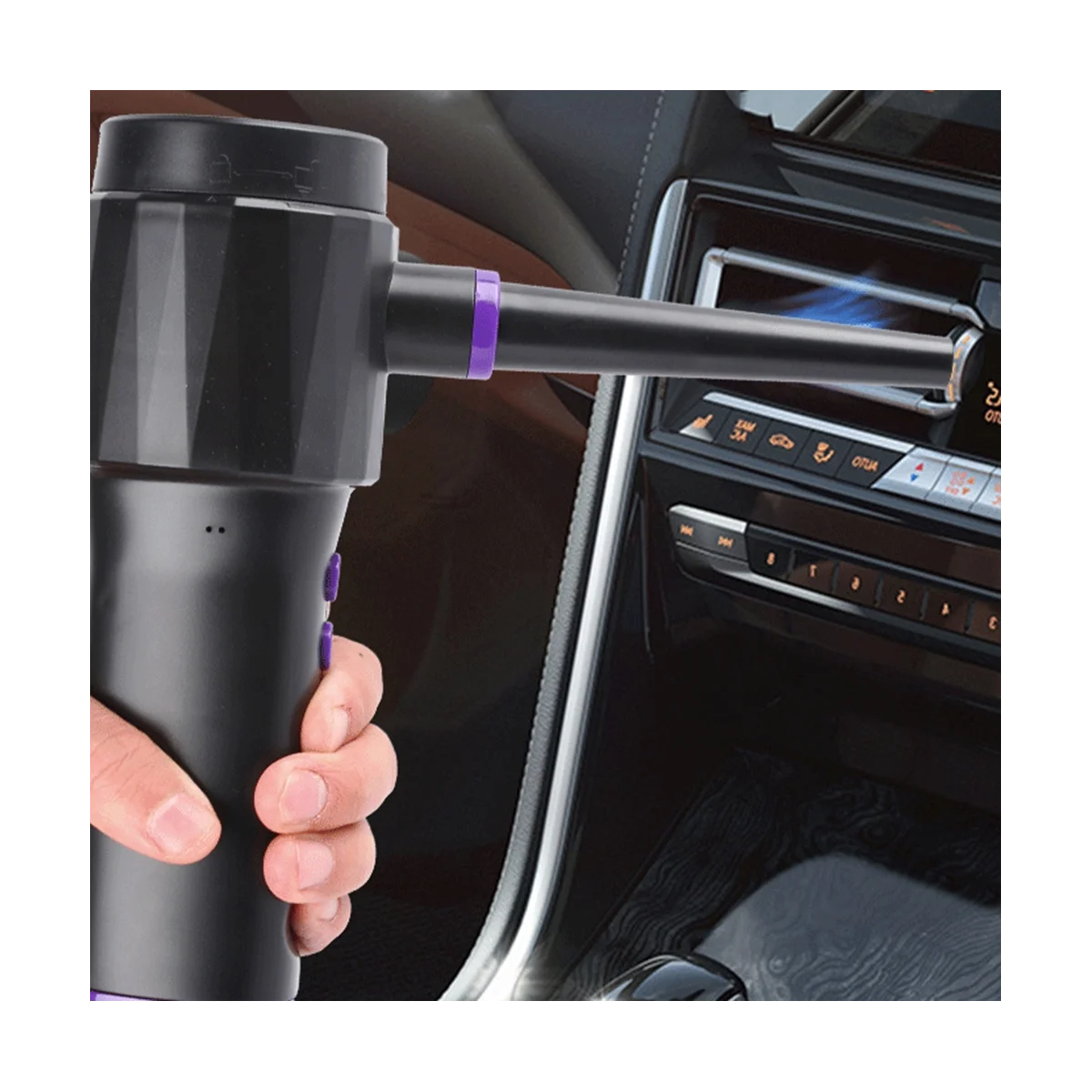 2 in 1 Wireless Car Vacuum Cleaner Handheld Dust Catcher Portable Multifunctional Blowing Suction for Car Home Office
