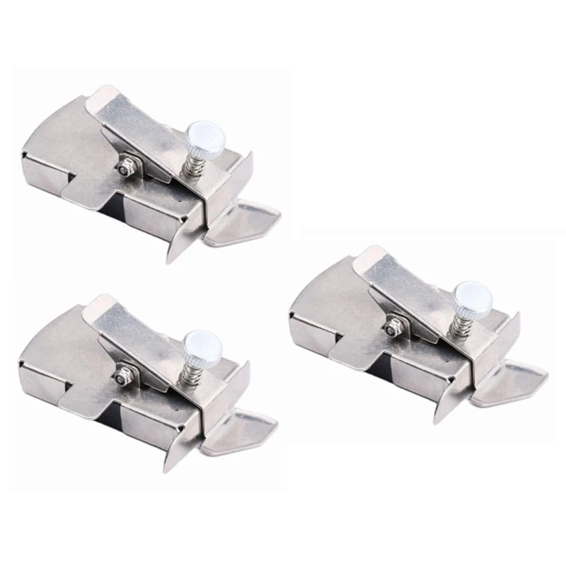 

3PCS Seam Gauge Quilting Foot Sewing Machine Seam Guide Parts Universal Replace Presser Foot Accessories