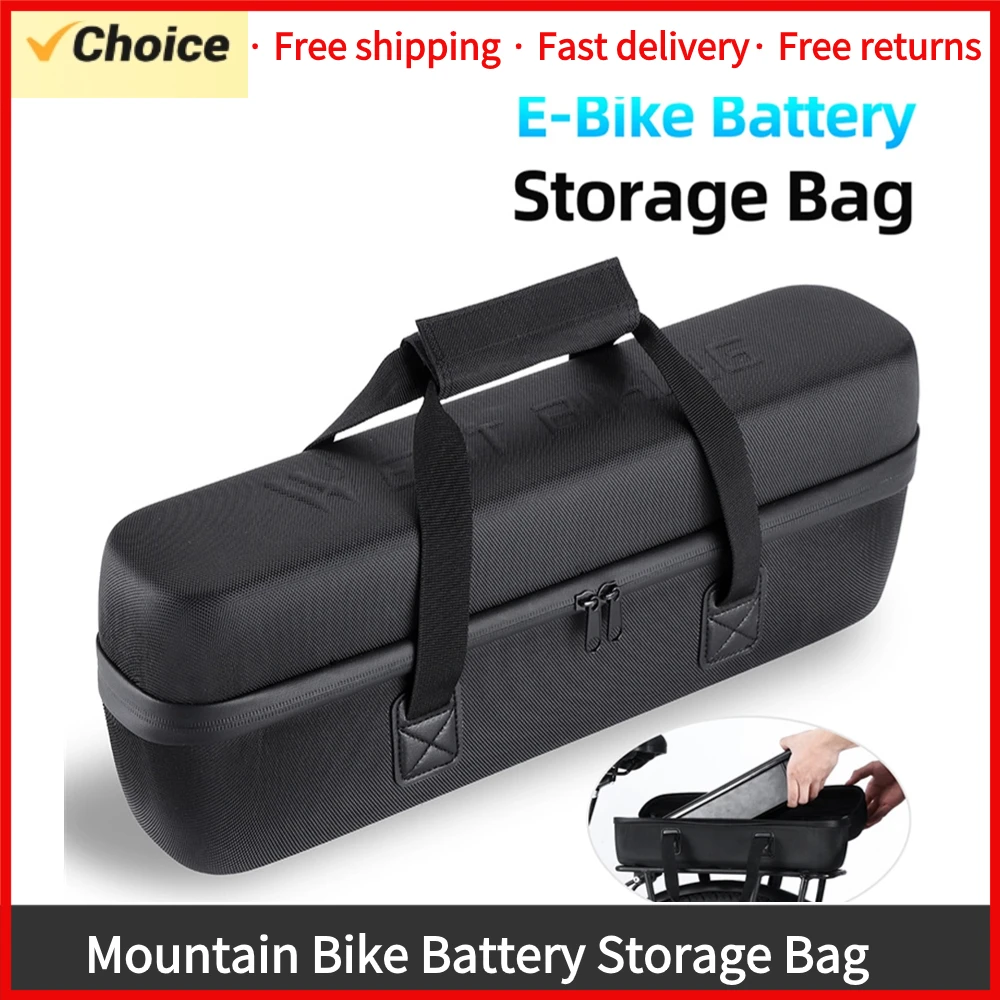 Large Capacity Mountain Bike Battery Storage Bag E-Bike Waterproof Battery Storage Bag Bags for Electric Bicycle Battery