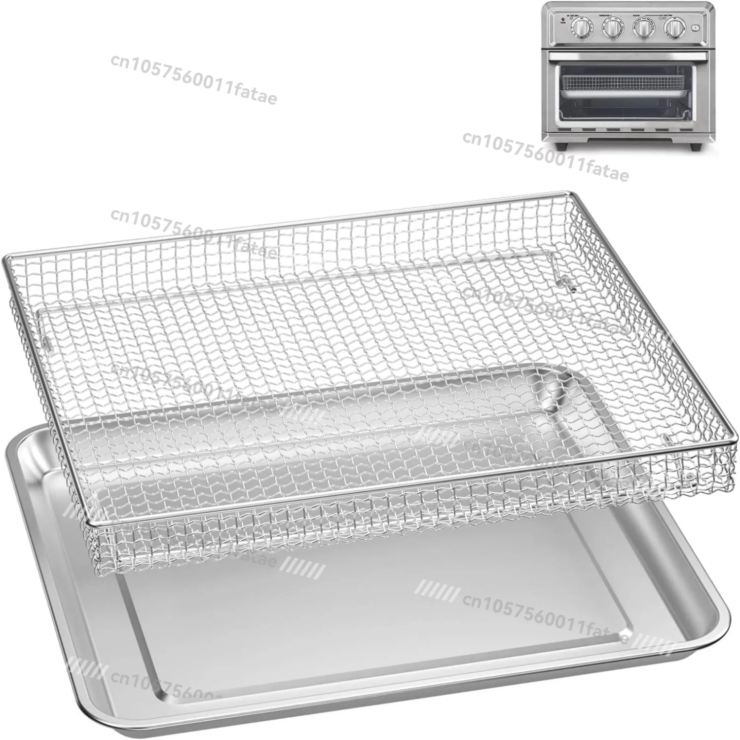 

Stainless Steel Baking Pan and Air Fryer Basket Air Fryer TOA-060