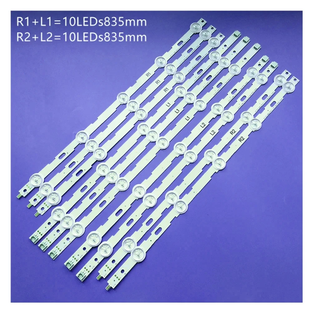 100% New 10pcs/Kit LED strips for LG 42 TV 42LN5200 UM 42LN5300 UB LC420DUE SFR5 6916L 1402A 6916L 1403A 6916L 1404A 6916L 1405A