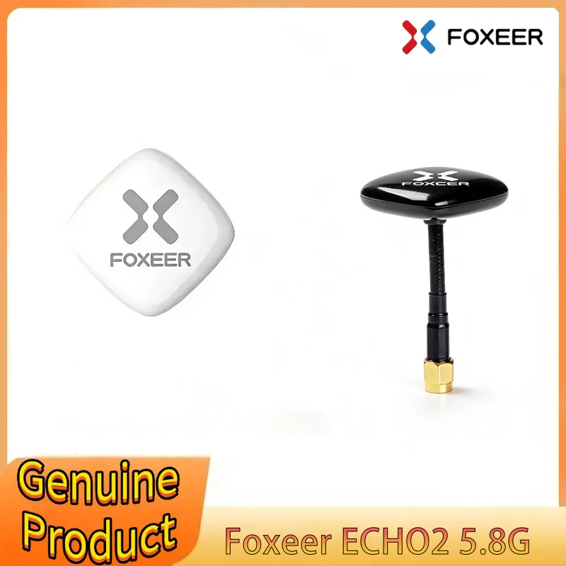 

Foxeer ECHO V2 2 5.8GHz 9dBi Patch Antenna LHCP RHCP for RC Airplane FPV Racing Freestyle Drones VTX VRX Goggles Monitor DIY