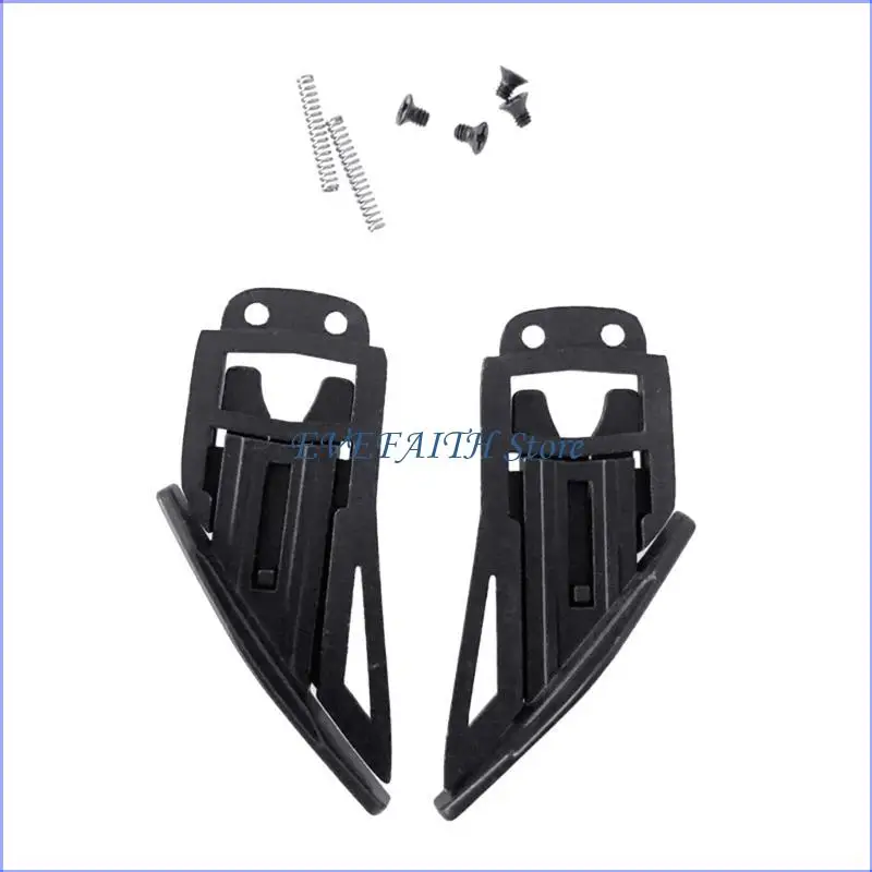 124B Helmets Visor Clip Lenses Fastener Clip Helmets Accessory Motorcycle Helmets Side Plate Visor Clip Helmets Visor Clips