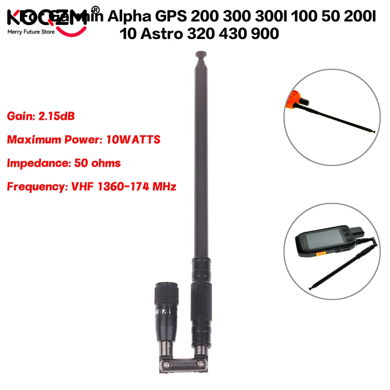 

Антенна для Garmin Alpha GPS 200 300 300I 100 50 200I 10 Astro 900 320 430, складная антенна для рации