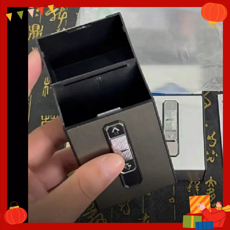 20 Thick Double Arc Pulse USB Charging Lighter Waterproof Moisture Resistant Cigarette Case for Outdoor Smoking Use Best Seller