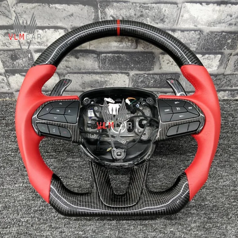 Private custom Carbon Fiber Steering wheel For dodge charger srt/challenger /Available for all car models