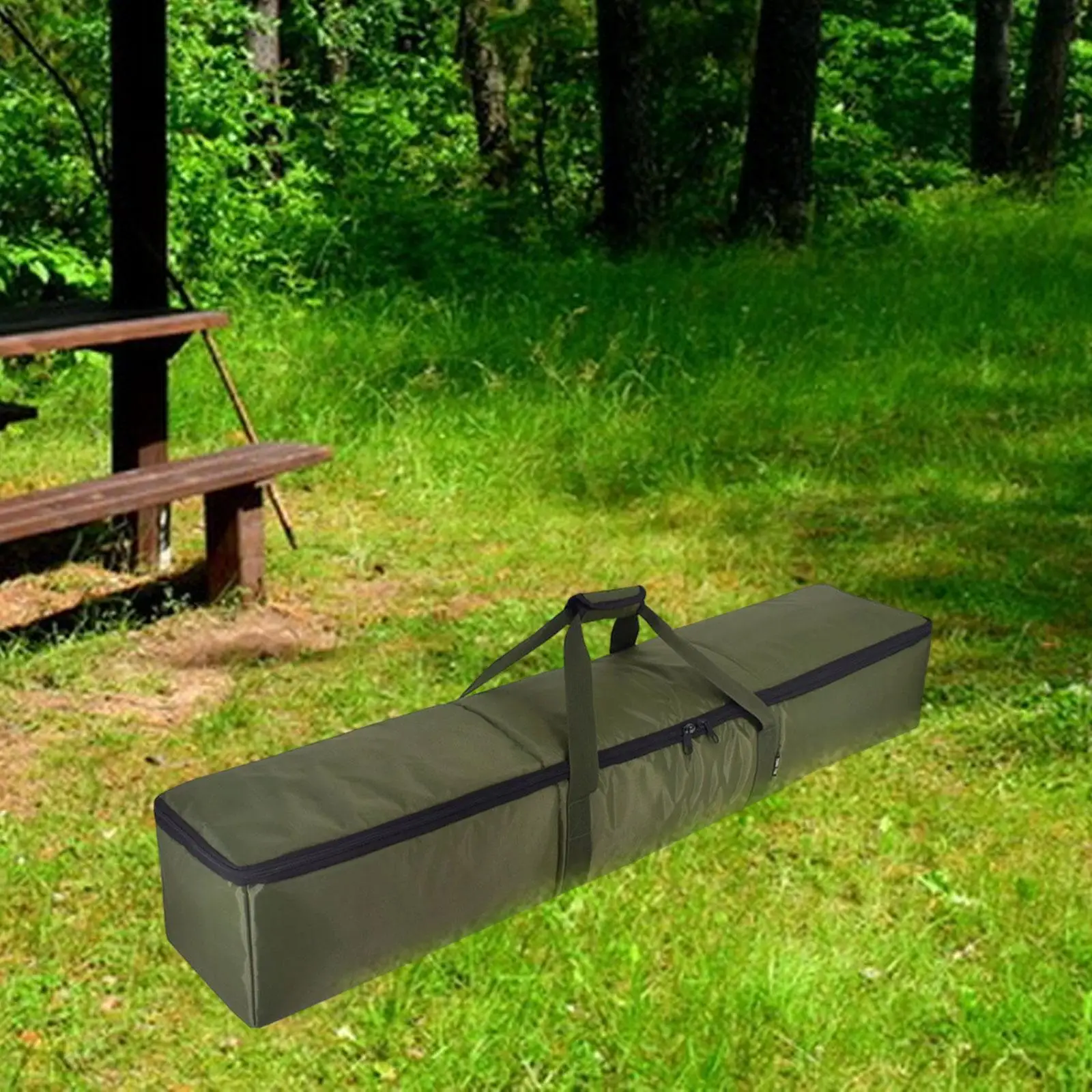 Outdoor Hammock Stand Handbag Foldable Hanging Chair Storage Bag with Comfortable Handles Zippered Duffel Bag for Yard Hiking view 4