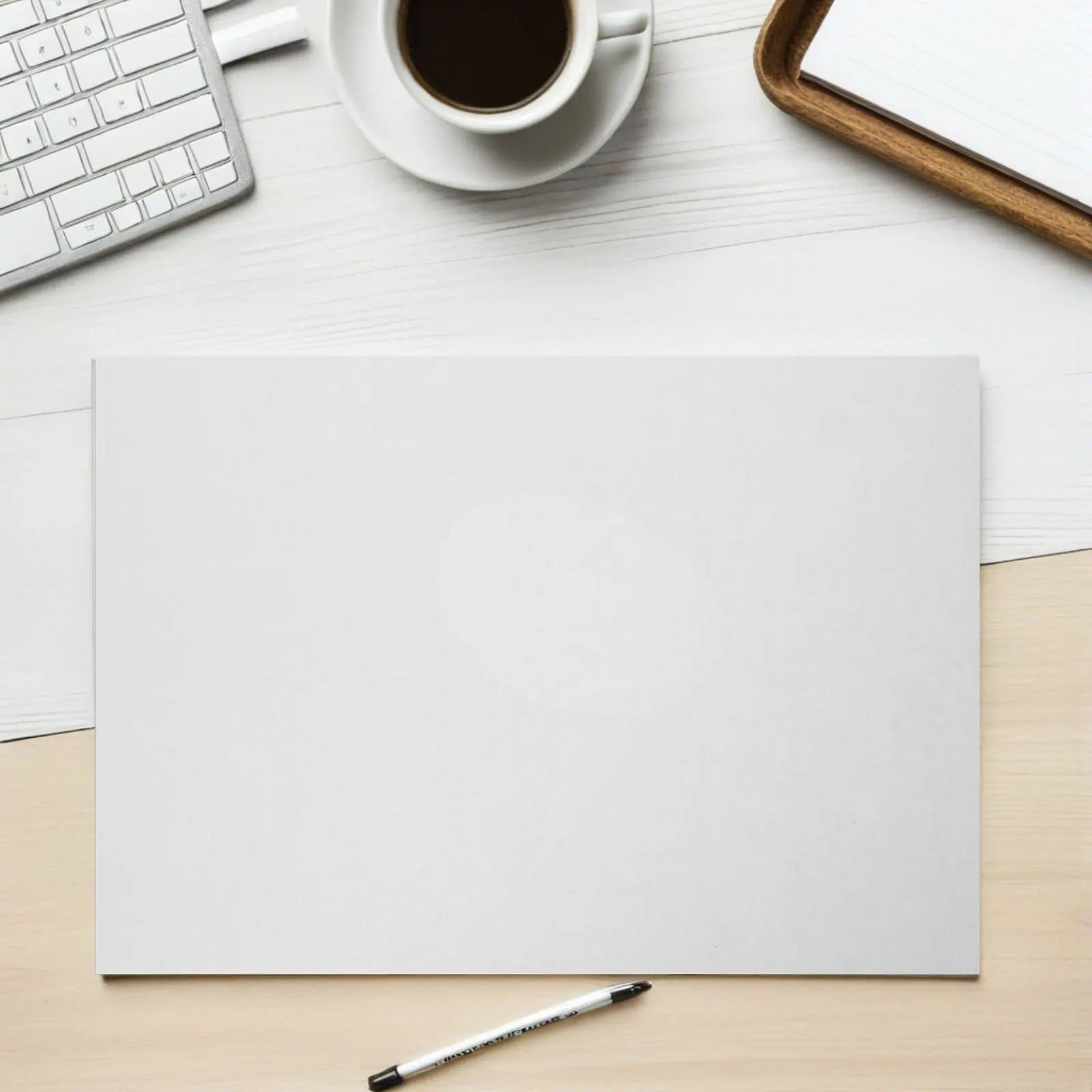 50Sheets A3 Blank Drawing Paper Eco Friendly Recycled Sketch Paper Opens Flat Portable for Charcoal Pens Markers Painting