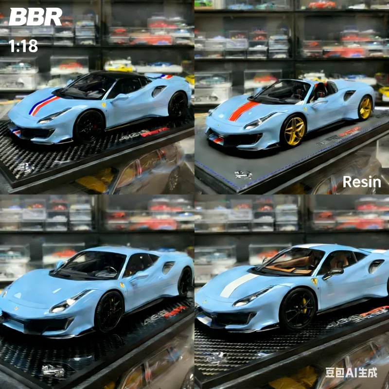 

Модель автомобиля BBR 1:18 488 Pista из литой смолы, коллекционная игрушка для мальчиков, подарок на праздник, предмет декора.