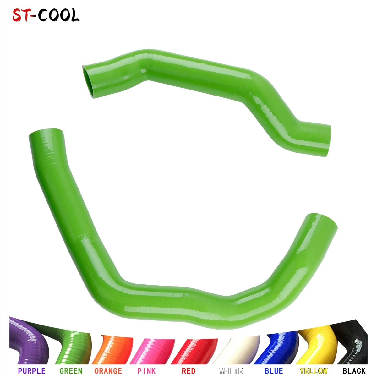 For Alfa Romeo 147 156 GT 1.9 JTD Turbo Upper & Lower To Intercooler Hard Hoses Kit Silicone Tubes Pipes 4Ply 2Pcs 10 Colors