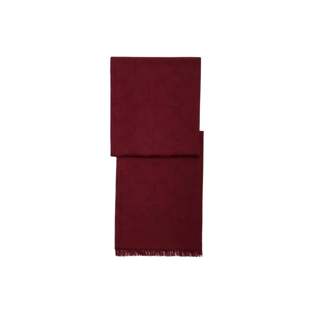 

COACH Knit Scarves Women's Dark Red CB700-F3X