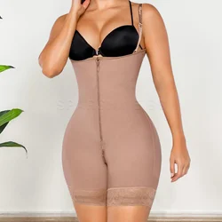 Body Shaping Bodysuit with Bones High Compression Fajas Shapewear Girdles for Women Daily and Post-Surgical Use Slimming Sheath