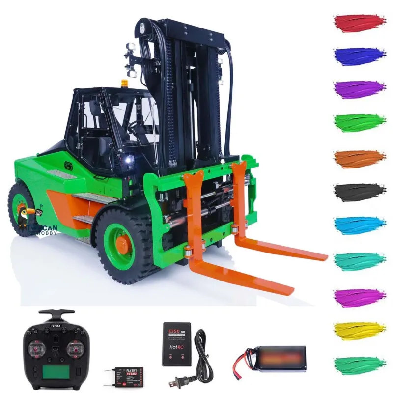 RC 1/14 LESU Aoue-LD160S Hydraulic Forklift Metal RTR Model TOUCAN Ready to Run Controlled Trucks Finished Construction Car Toys