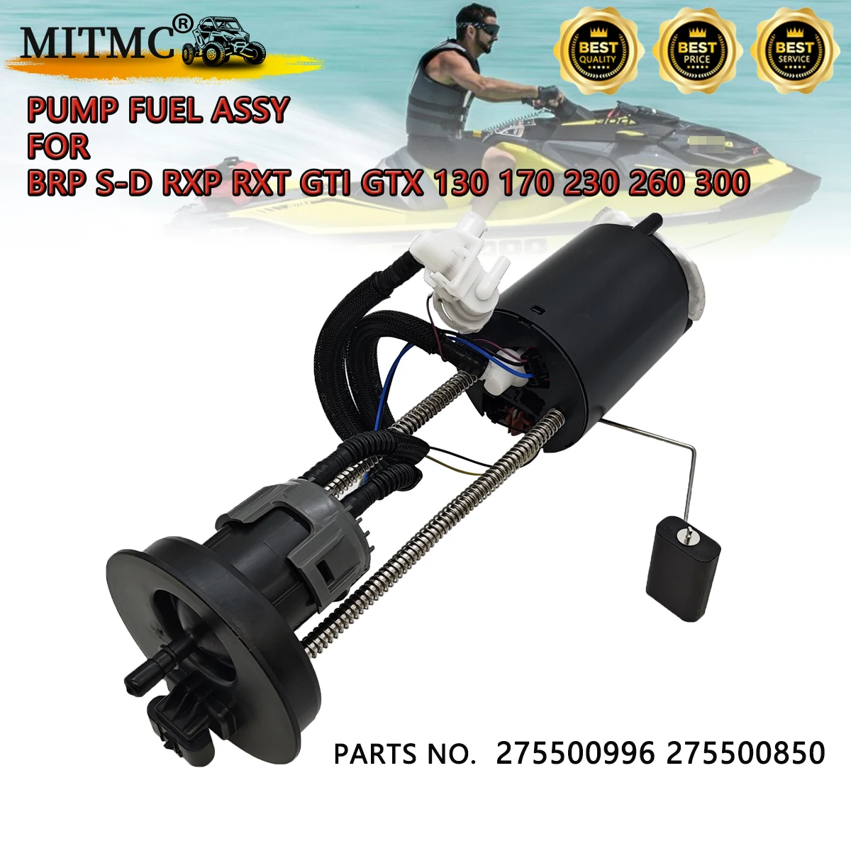 

Pump Fuel Assy For BRP S-D RXP RXT GTI GTX 130 170 230 260 300 Jetski Parts Accessories 275500996 275500850