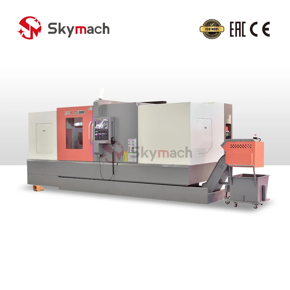 Airow BR25HA-2000 Heavy Duty Slant Bed CNC Lathe Turning Machine GSK Control System CNC Lathe for Metal Processing