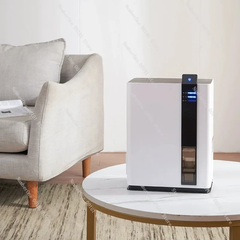 24-Hour 1L Mini Dehumidifier, Dual Core Home Moisture Absorber with 3L Water Tank for Bedroom Closet