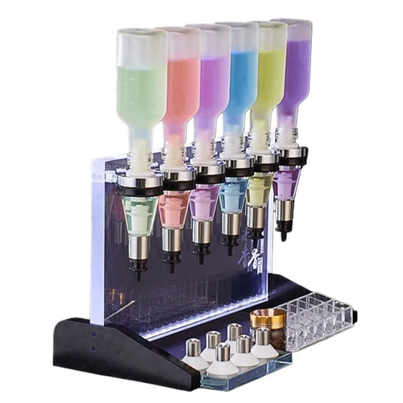 

New bulk perfume stick, display stand, bulk mini perfume counter, 6 pump head dispensers